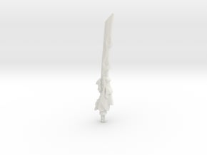 Dragon Sword in White Natural Versatile Plastic