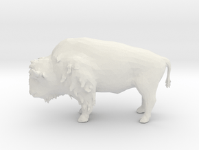 Printle Animal Buffalo 02 - 1/24 in White Natural Versatile Plastic
