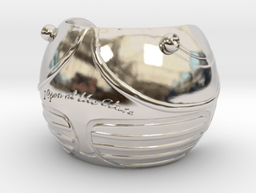 Golden Magical Ball Ring Box (Front half) in Platinum