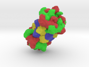HslUV Protease-Chaperone Complex in Full Color Sandstone