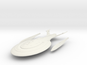 Enterprise F part 1 in White Natural Versatile Plastic