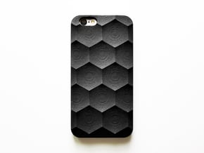 iPhone 6S Case_Hexagon in Black Natural Versatile Plastic