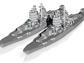 New Mexico class battleship in Tan Fine Detail Plastic