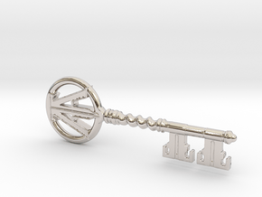 Ready Player One - Copper Key in Rhodium Plated Brass