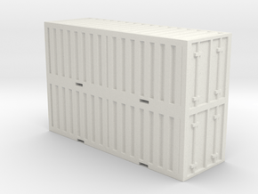 Shipping Containers Stacked in White Natural Versatile Plastic