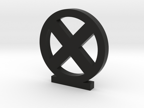 X-Men Logo in Black Premium Versatile Plastic