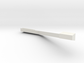 Observatory Exhaust Pipe  in White Natural Versatile Plastic
