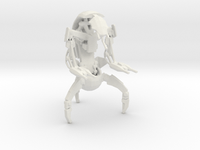 Printle Thing SW Droideka - 1/24 in White Natural Versatile Plastic