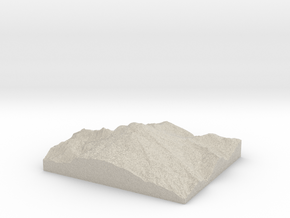 Model of Cockscomb in Natural Sandstone