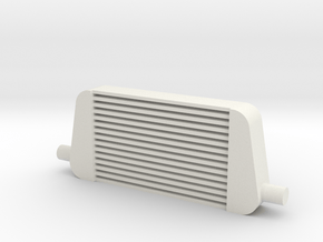 1/10 Scale (1:10) Intercooler in White Natural Versatile Plastic