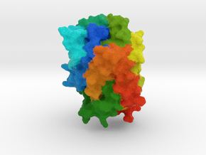 Lactose Permease in Full Color Sandstone