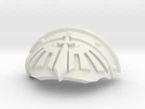 Abyss Shoulder Pad - Angel Sword - Left set in White Natural Versatile Plastic: Extra Small