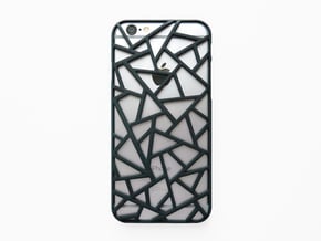 iPhone 6 / 6S case_Triangles in Black Natural Versatile Plastic