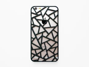 iPhone 6 plus / 6S plus Case_Triangles in Black Natural Versatile Plastic