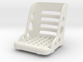 1/10 scale HOT ROD SEAT in White Natural Versatile Plastic