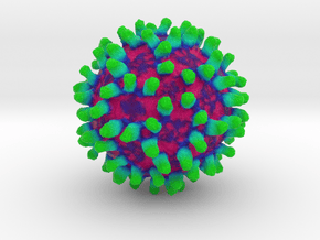 West Nile Virus with Monoclonal Antibodies in Full Color Sandstone
