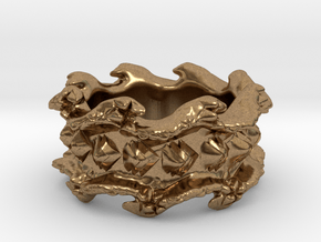 Ocean Wave Ring in Natural Brass: 10.5 / 62.75
