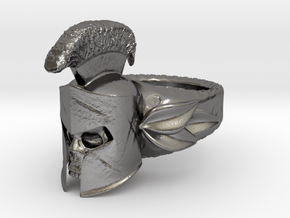 Spartan Helmet Ring in Polished Nickel Steel: 9 / 59