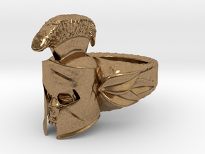 Spartan Helmet Ring in Natural Brass: 9 / 59