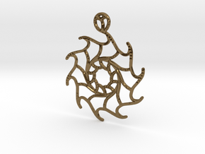 Stella Maris Pendant in Polished Bronze