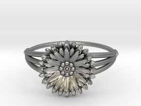 Aster - The Ring of September in Natural Silver
