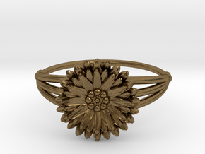Aster - The Ring of September in Natural Bronze