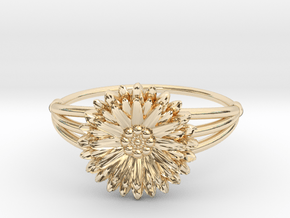 Aster - The Ring of September in 14k Gold Plated Brass