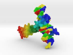 CREB Bound to DNA in Full Color Sandstone