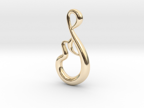 Messy lines in 14k Gold Plated Brass