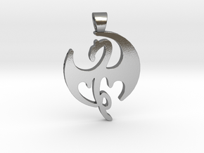 Iron Fist [pendant] in Polished Silver