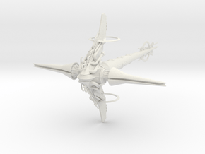Last Exile. Guild Battleship 1:6000  in White Natural Versatile Plastic