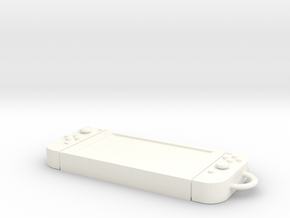 Nintendo Switch keychain in White Processed Versatile Plastic