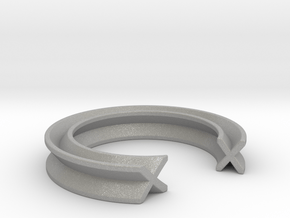 "X" ring - (Awarded - First prize) - Unisex in Aluminum: 12 / 66.5