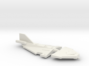 Omni Scale Juggernaut Frigate (FF) SRZ in White Natural Versatile Plastic
