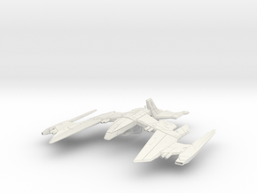Romulan Nighteagle Class refit WarBird in White Natural Versatile Plastic