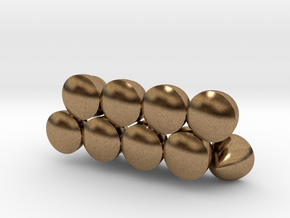 Solids Of Constant Width (1cm) in Natural Brass: 1:16