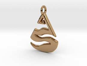 Leven Charm in Polished Brass
