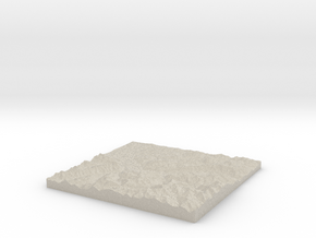 Model of Unterseen, Schiessstand Lehn in Natural Sandstone