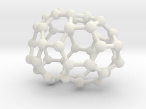 0640 Fullerene c44-12 c1 in White Natural Versatile Plastic
