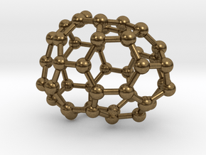 0640 Fullerene c44-12 c1 in Natural Bronze