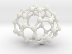 0643 Fullerene c44-15 c1 in White Natural Versatile Plastic