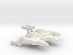 3788 Scale Lyran Cave Lion Battleship (BB) CVN in White Natural Versatile Plastic