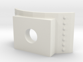 Boiler Lowering Cylinder Saddle for MDC HOn3 Kits in White Natural Versatile Plastic