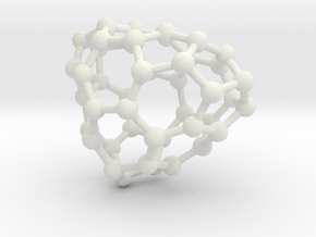 0645 Fullerene c44-17 c1 in White Natural Versatile Plastic