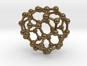 0646 Fullerene c44-18 c1 in Natural Bronze