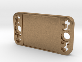 Technic-Compatible Dog Tag in Natural Brass