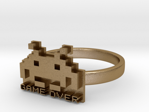 Game Over  in Polished Gold Steel: 6 / 51.5