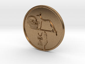 Large 'Merenptah' Wepwawet Coin in Natural Brass