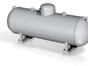 Propane tank 500 gallon. O Scale (1:48) in Tan Fine Detail Plastic