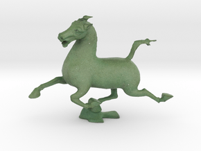 Flying Horse of Kantsu in Full Color Sandstone: Medium